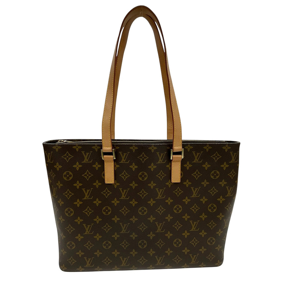 LOUIS VUITTON Luco Shoulder Tote Bag Monogram Brown